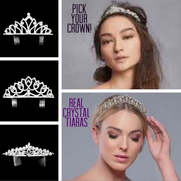Cubic Zirconia Tiara,NWT - Picture 3 of 4